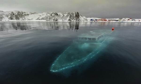 Sunken Yacht, Antartica