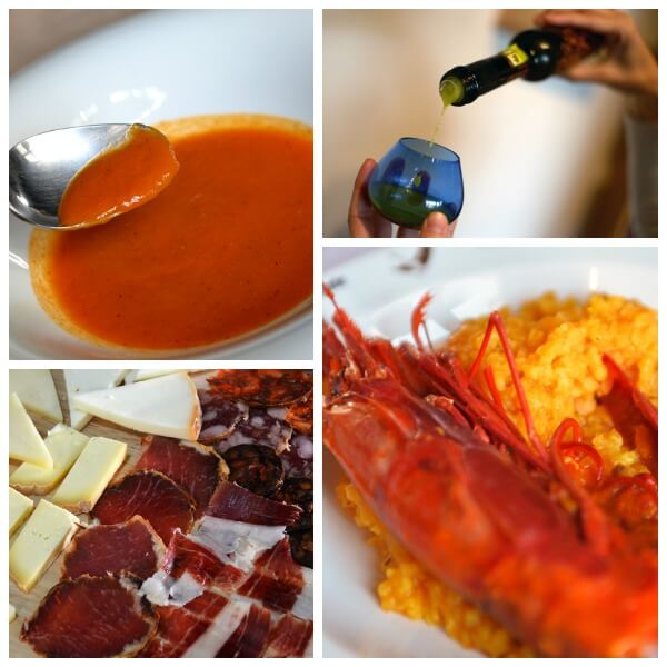 Gastronomie Andalusien Collage