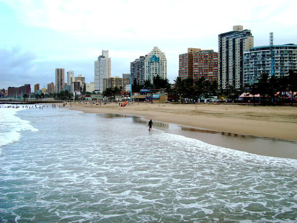 praia de Durban, África do Sul