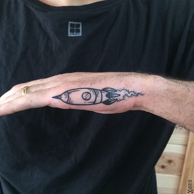 Rocket tattoo
