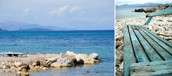 playa corfu grecia